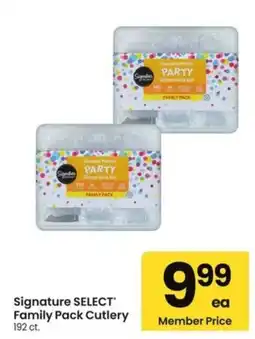 Albertsons Signature Select Family Pack Cutlery offer