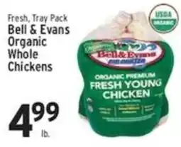 Associated Bell & Evans organic whole chickens offer