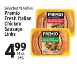 Associated Premio fresh italian chicken sausage links offer