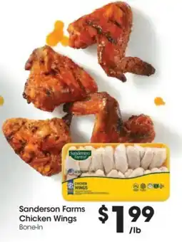 Food 4 Less Sanderson Farms Chicken Wings offer