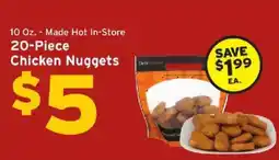Hannaford Delicious chicken nuggets offer