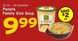 Hannaford Panera family size soup offer