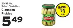 Hannaford Claussen Pickles offer