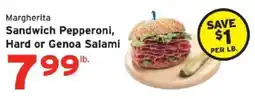 Hannaford Margherita Sandwich offer
