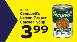 Hannaford Campbell's lemon pepper chicken soup offer