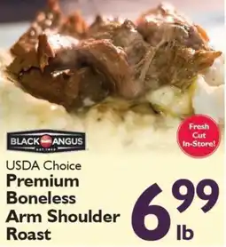 Festival Foods Black Angus USDA Choice Premium Boneless Arm Shoulder Roast offer