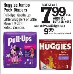 Price Chopper Huggies jumbo pack diapers offer