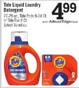 Price Chopper Tide liquid laundry detergent offer