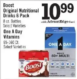 Price Chopper Boost Original Nutritional Drinks offer