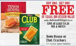 Price Chopper Town House or Club Crackers offer