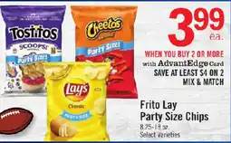 Price Chopper Frito Lay Party Size Chips offer
