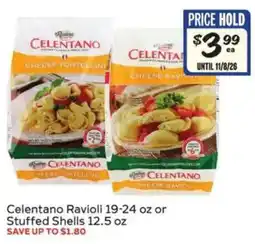 Winn Dixie Celentano Cheese Ravioli or Stuffed Shells offer