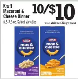 Price Chopper Kraft mac & cheese dinner offer