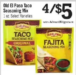 Price Chopper Old El Paso taco seasoning mix offer