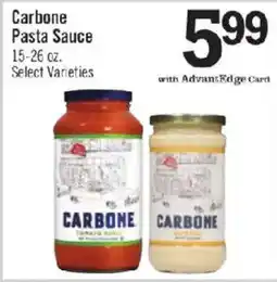 Price Chopper Carbone pasta sauce offer