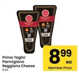 Albertsons Primo Taglio Parmigiano Reggiano Cheese offer