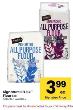 Albertsons Signature Select All Purpose Flour offer