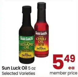 Albertsons Sun Luck Oil offer