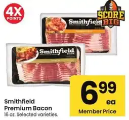 Albertsons Smithfield Premium Bacon offer
