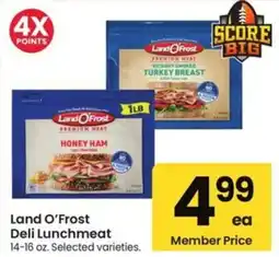 Albertsons Land O'Frost Deli Lunchmeat offer