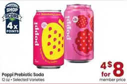 Albertsons Poppi Prebiotic Soda offer