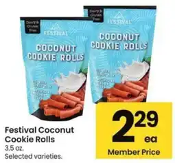 Albertsons Festival Coconut Cookie Rolls offer