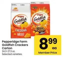 Albertsons Pepperidge Farm Goldfish Crackers offer
