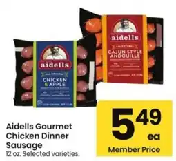Albertsons Aidells Gourmet Chicken Dinner Sausage offer