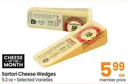 Albertsons Sartori Cheese Wedges offer
