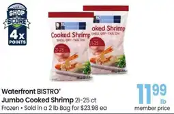 Albertsons Waterfront Bistro Jumbo Cooked Shrimp offer