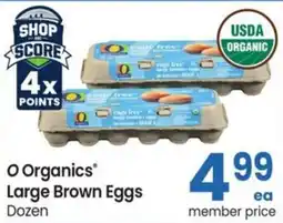 Albertsons O Organics Large Brown Eggs offer