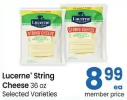 Albertsons Lucerne String Cheese offer