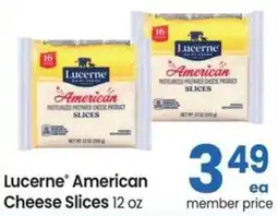 Albertsons Lucerne American Cheese Slices offer