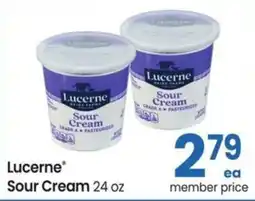 Albertsons Lucerne Sour Cream offer