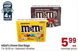 Albertsons M&M's Share Size Bags offer