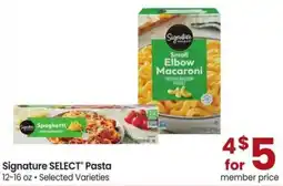 Albertsons Signature SELECT Pasta offer
