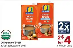 Albertsons O Organics Broth offer