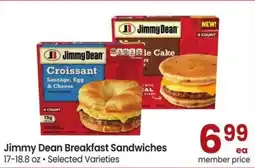 Albertsons Jimmy Dean Breakfast Sandwiches offer