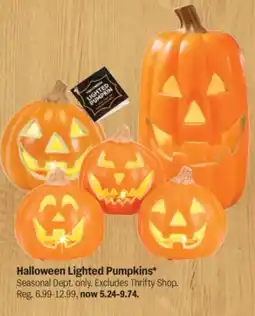 Meijer Halloween Lighted Pumpkins offer