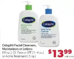 Family Fare Cetaphil facial cleansers, moisturizers or lotions offer