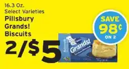 Hannaford Pillsbury Grands! Biscuits offer