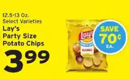 Hannaford Lay's party size potato chips offer