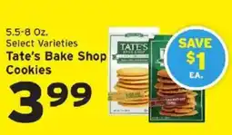 Hannaford Tate's Bake Shop Cookies offer