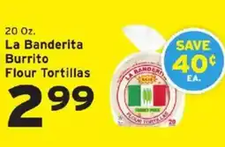 Hannaford La Banderita burrito flour tortillas offer