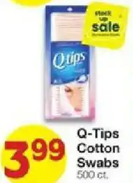 United Supermarkets Q-tips cotton swabs offer