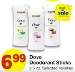 United Supermarkets Dove Deodorant Sticks offer