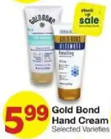 United Supermarkets Gold Bond Hand Cream offer
