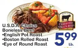 Fairplay Certified Angus Beef U.S.D.A. Choice Boneless Beef offer