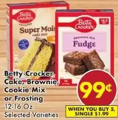 Fairplay Betty Crocker cake, brownie, cookie mix or frosting offer