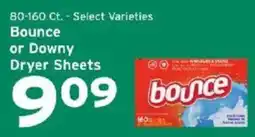 Hannaford Bounce Dryer Sheets offer
